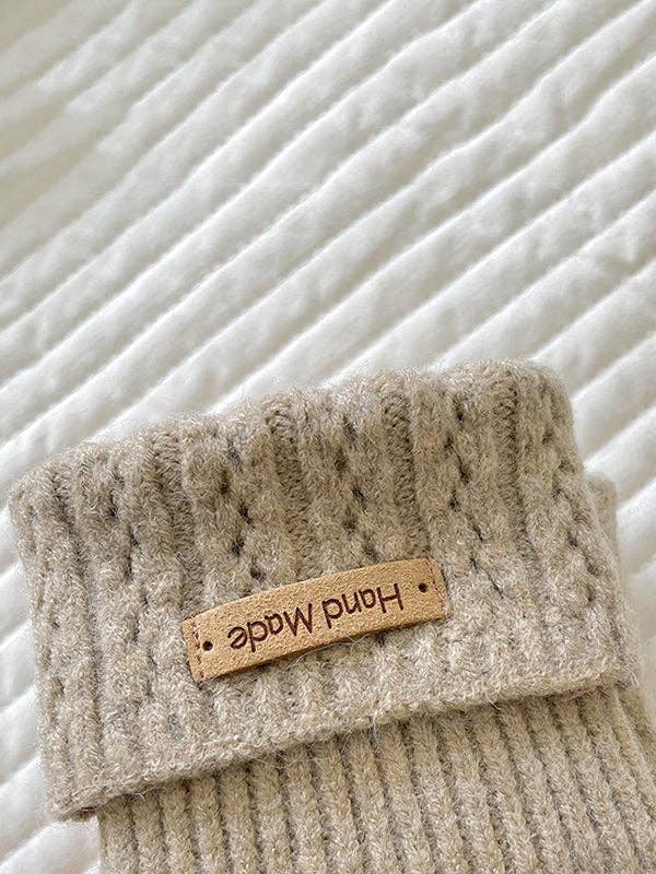 Jacquard Touch Screen Velvet Gloves