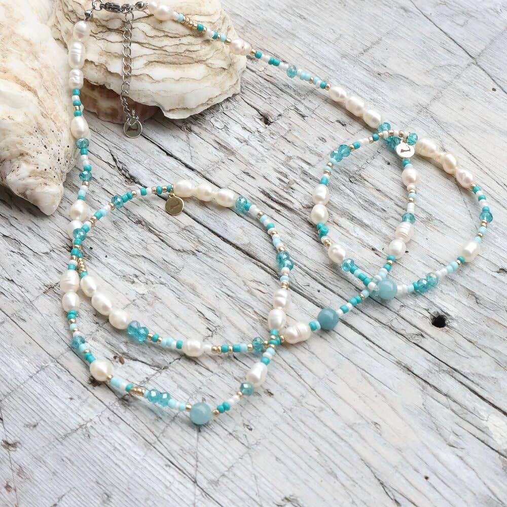 BEACH BEADS NAUSET PEARL BRACELET